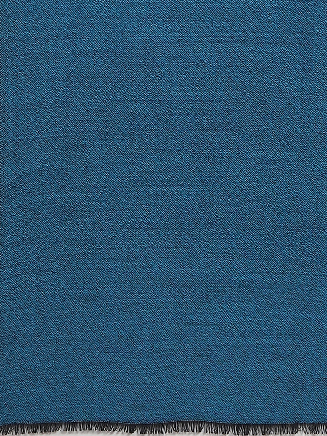 Chal reversible azul liso para mujer