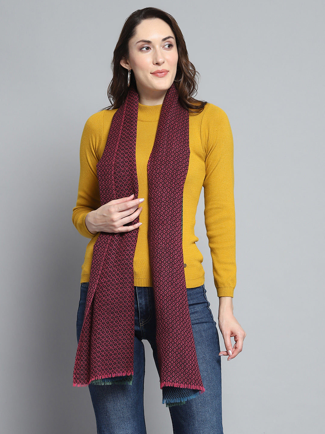 Estola de moda multicolor con diseño propio para mujer