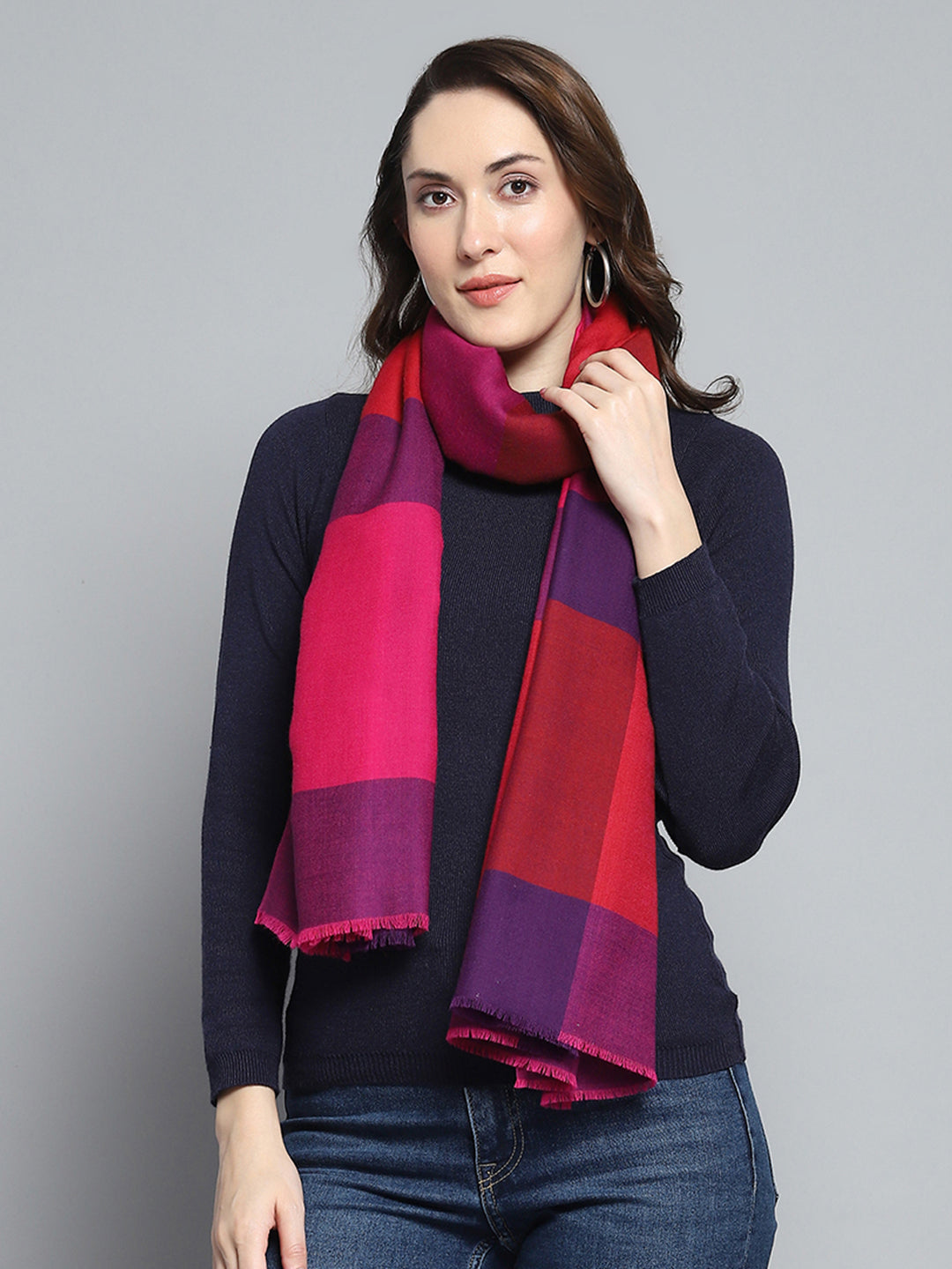 Estola de moda multicolor con diseño propio para mujer