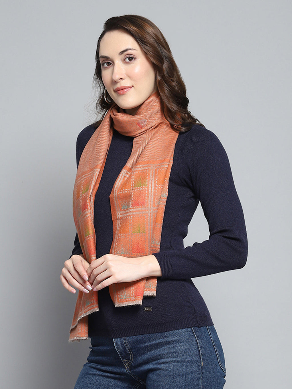 Estola de moda multicolor con diseño para mujer
