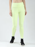 Leggings verdes de corte regular para mujer Rock.it