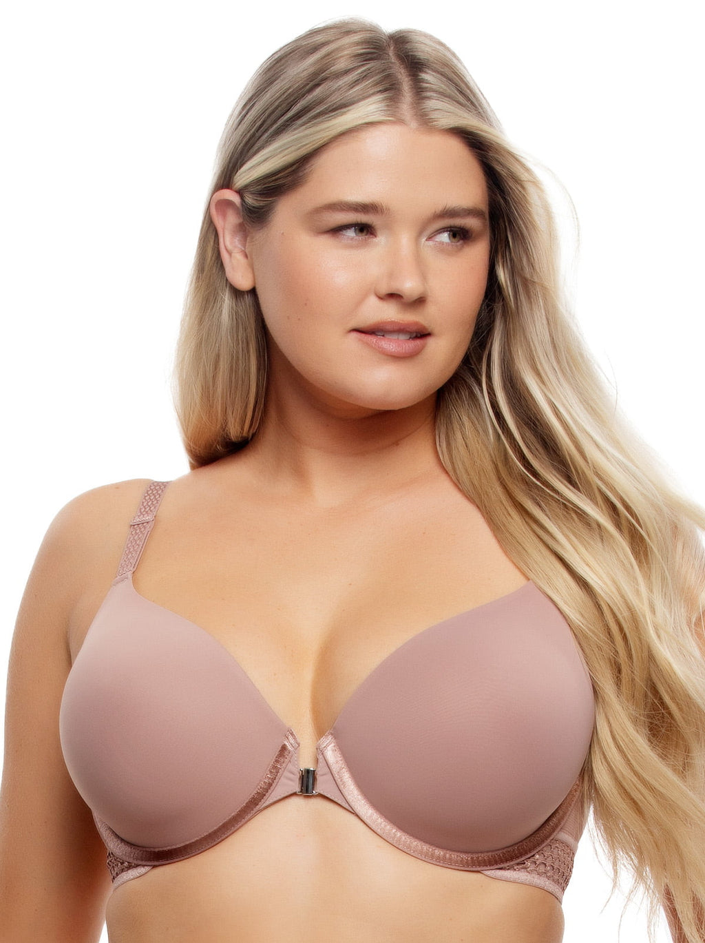 Sujetador tipo camiseta Body Soft con cierre frontal y soporte que alisa la espalda