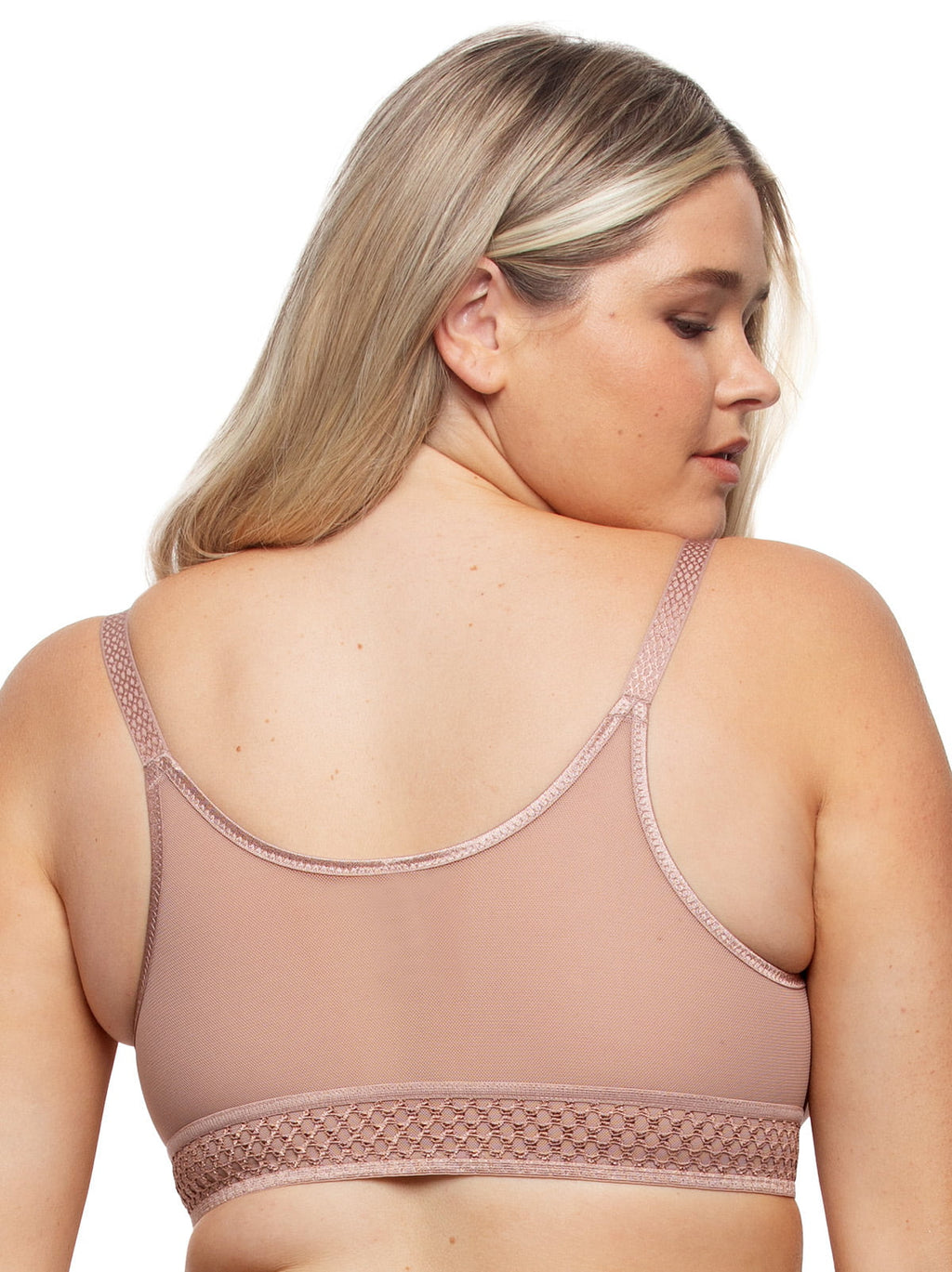 Sujetador tipo camiseta Body Soft con cierre frontal y soporte que alisa la espalda