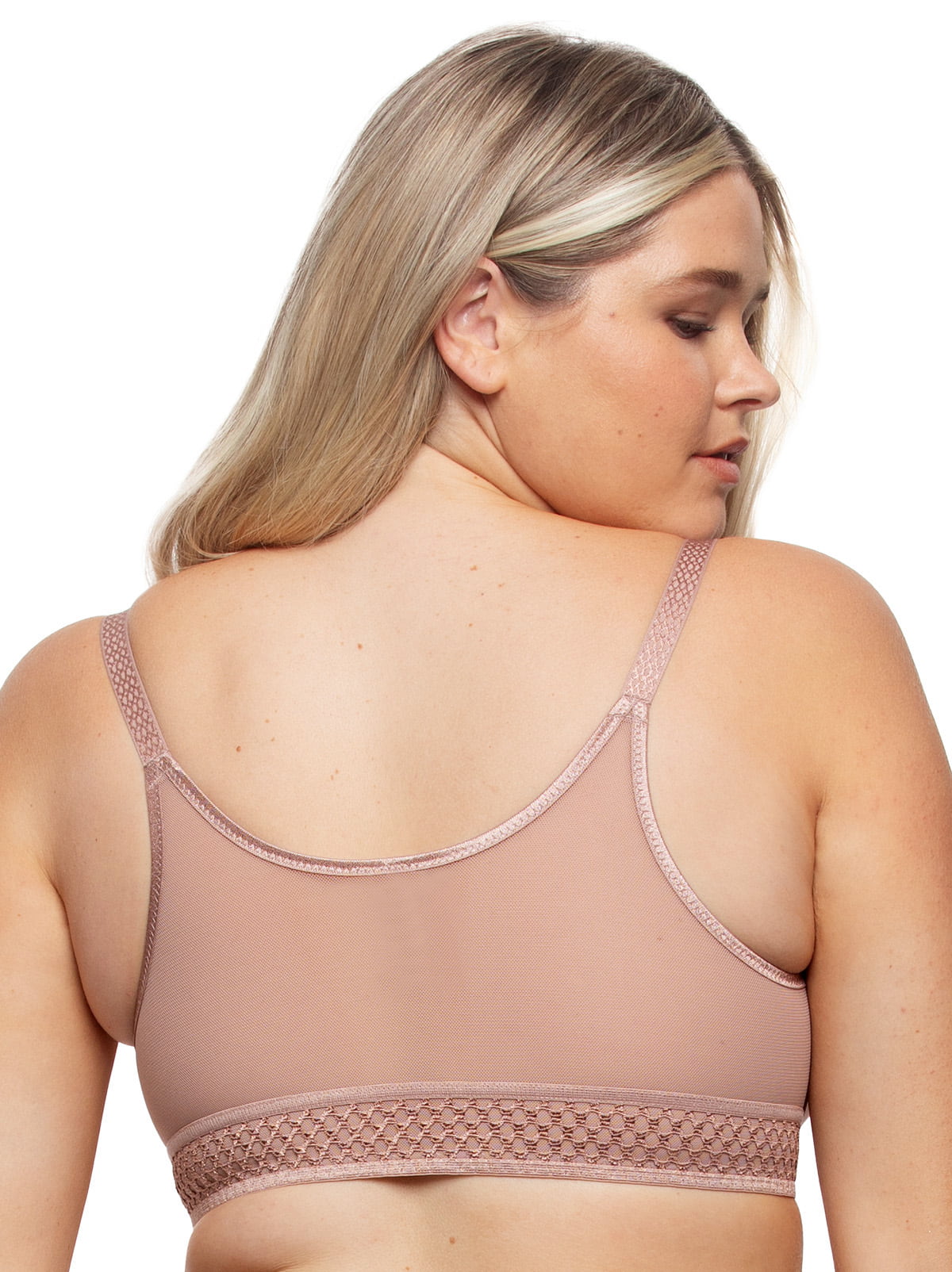 Sujetador tipo camiseta Body Soft con cierre frontal y soporte que alisa la espalda