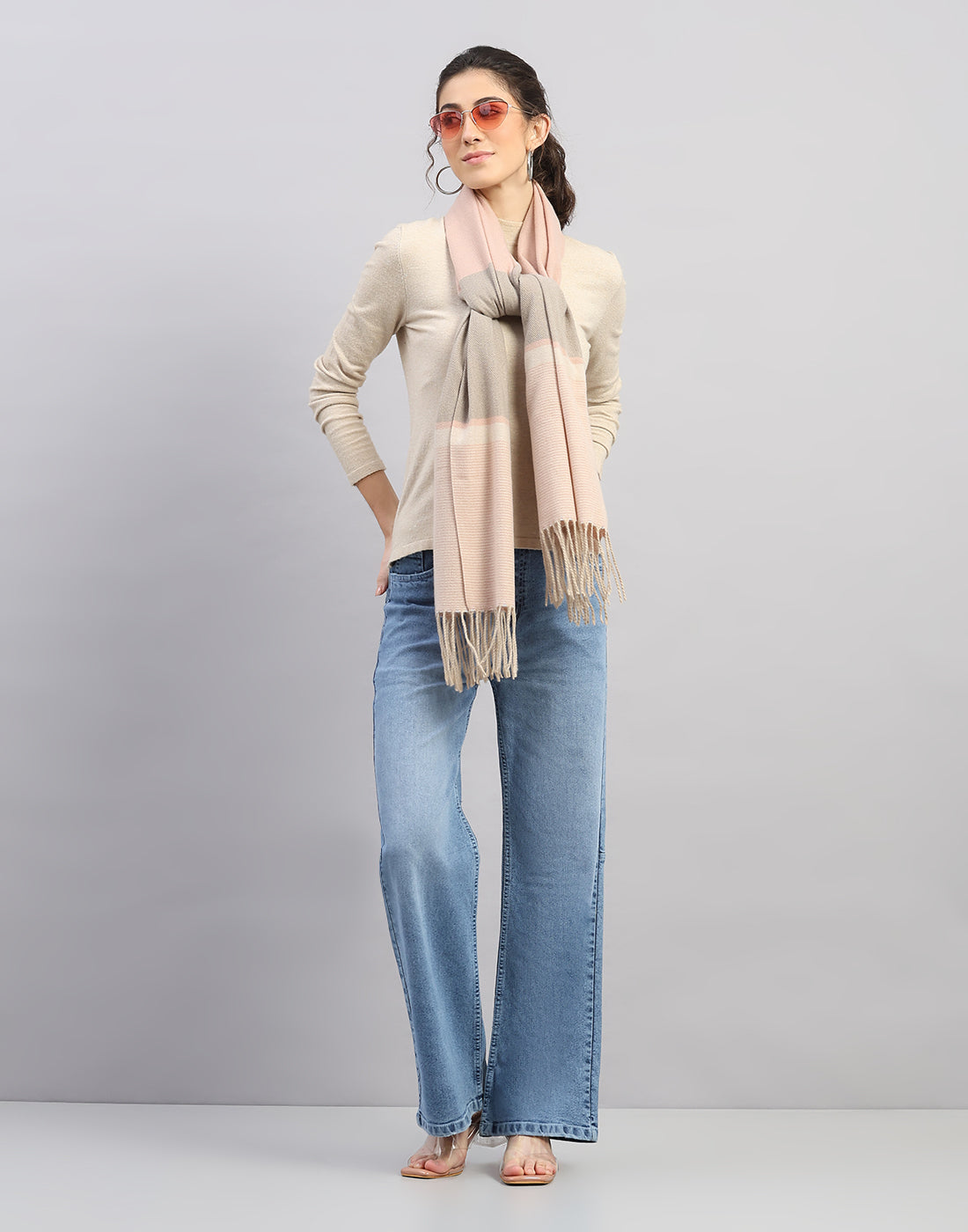 Estola multicolor con diseño propio para mujer