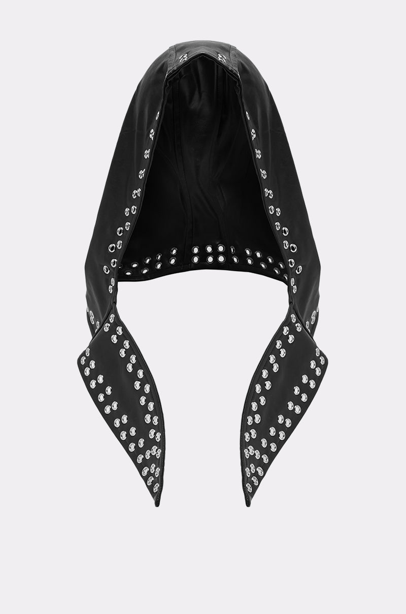 Pañuelo para la cabeza de cuero sintético Oh So Chic – Elegante turbante de PU