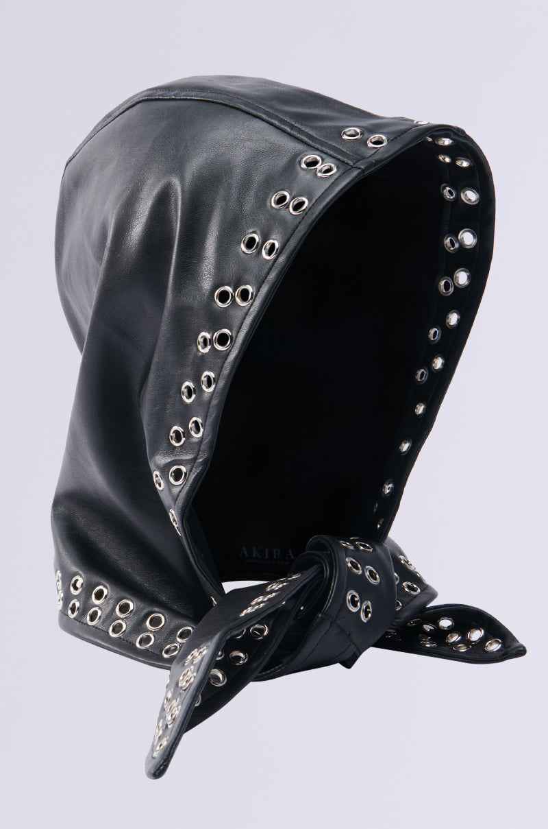 Pañuelo para la cabeza de cuero sintético Oh So Chic – Elegante turbante de PU