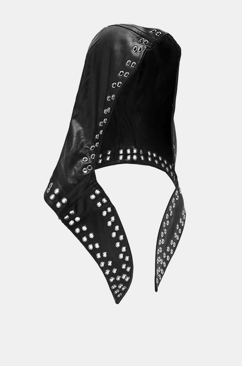 Pañuelo para la cabeza de cuero sintético Oh So Chic – Elegante turbante de PU