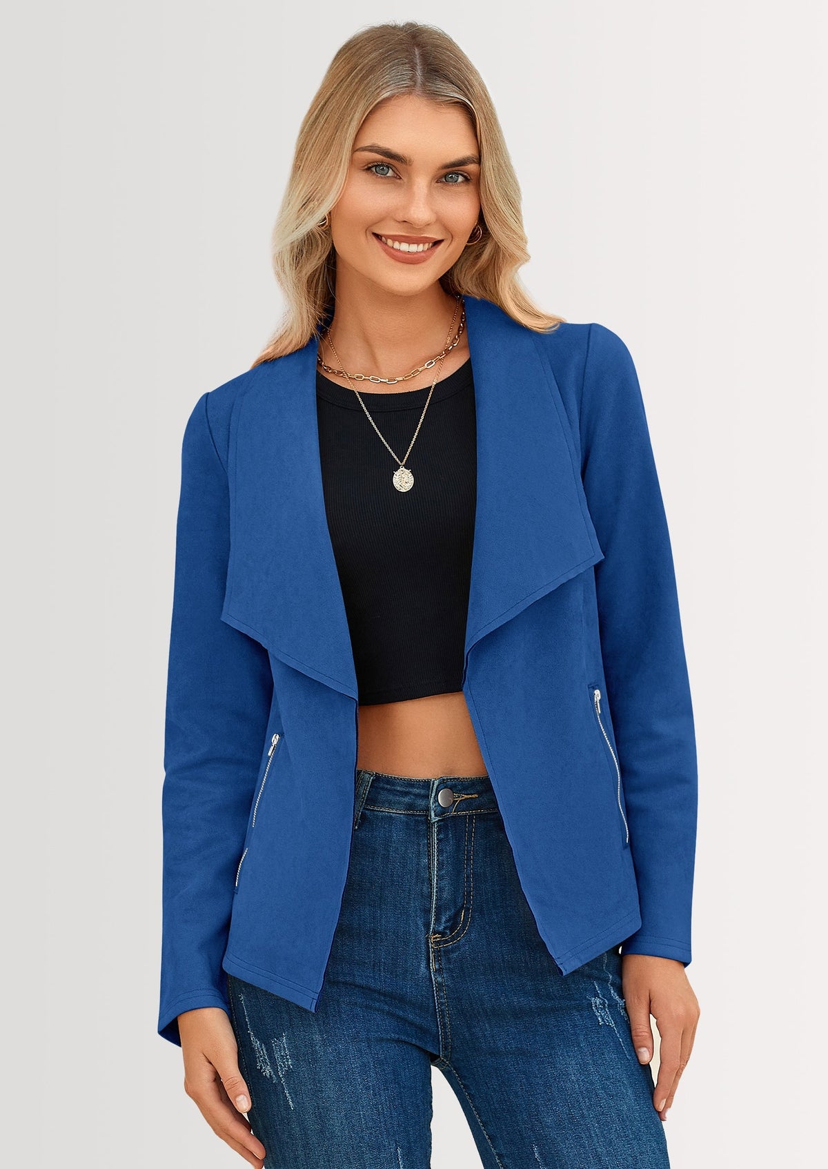 Chaqueta corta de sintético