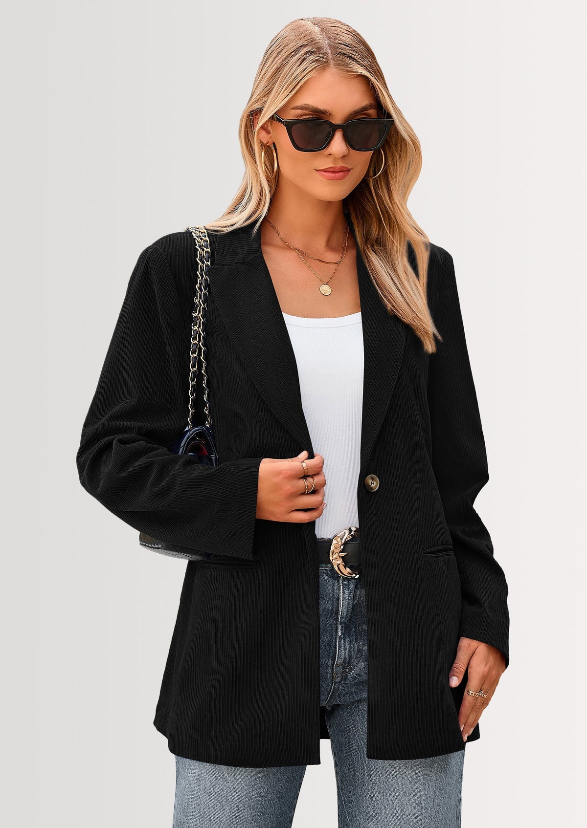 Blazer de pana de invierno