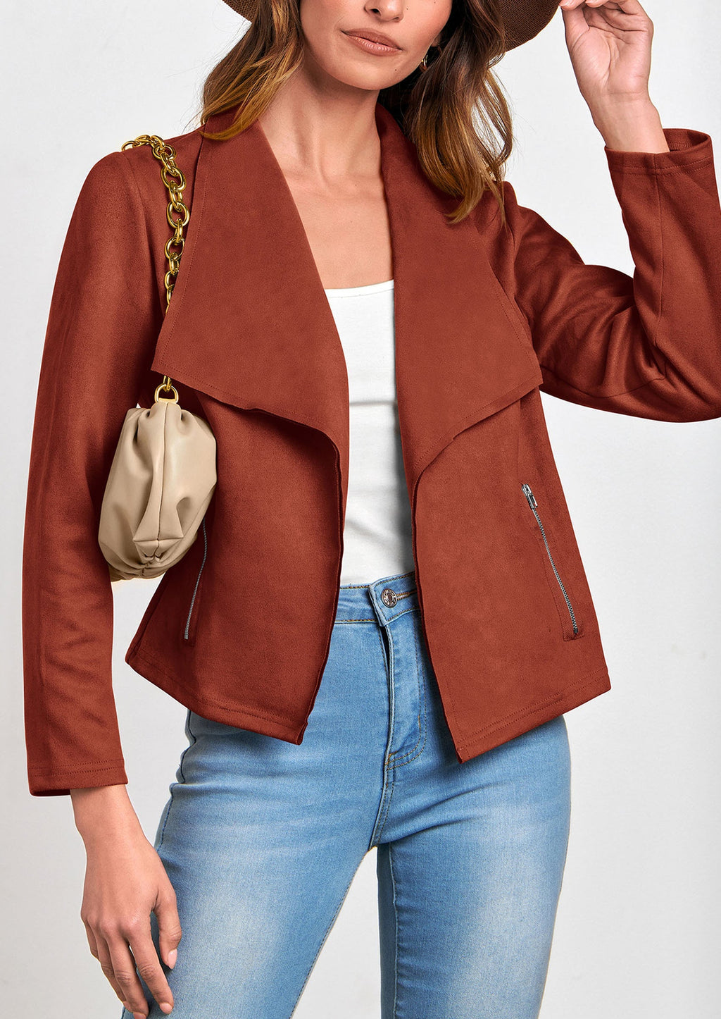 Chaqueta corta de sintético