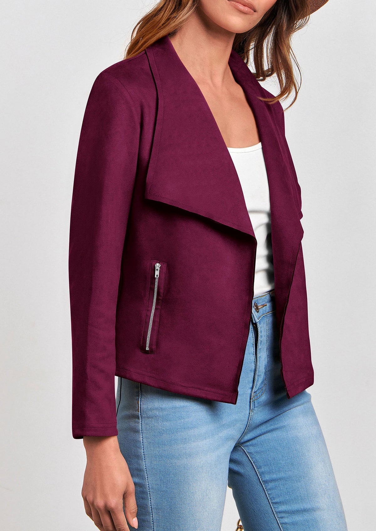 Chaqueta corta de sintético