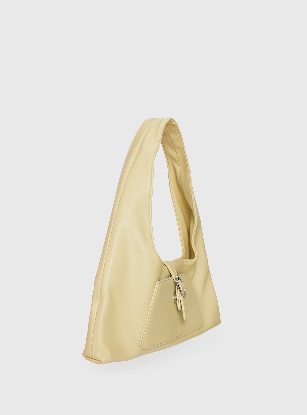 Bolso de hombro color mantequilla