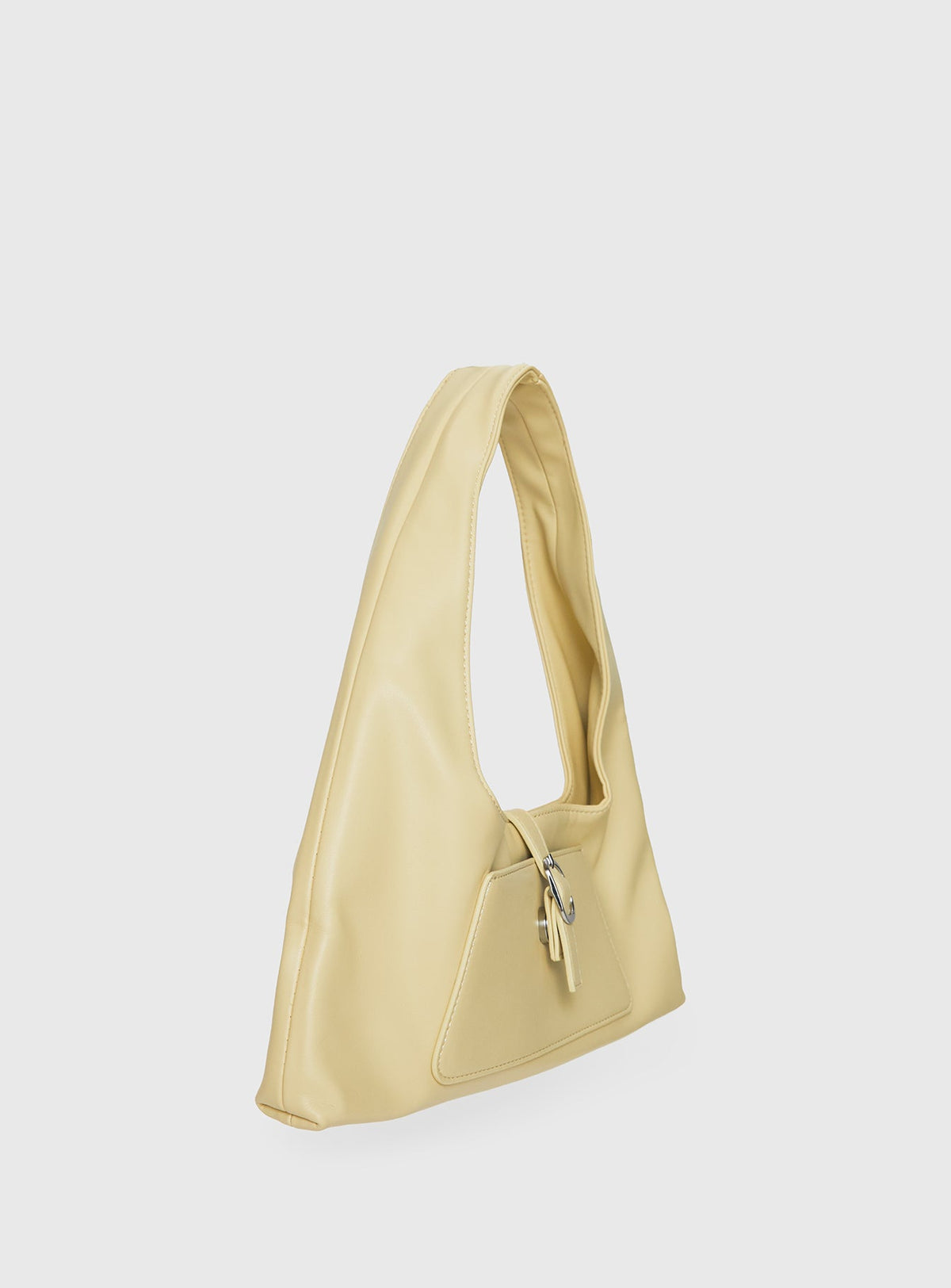 Bolso de hombro color mantequilla