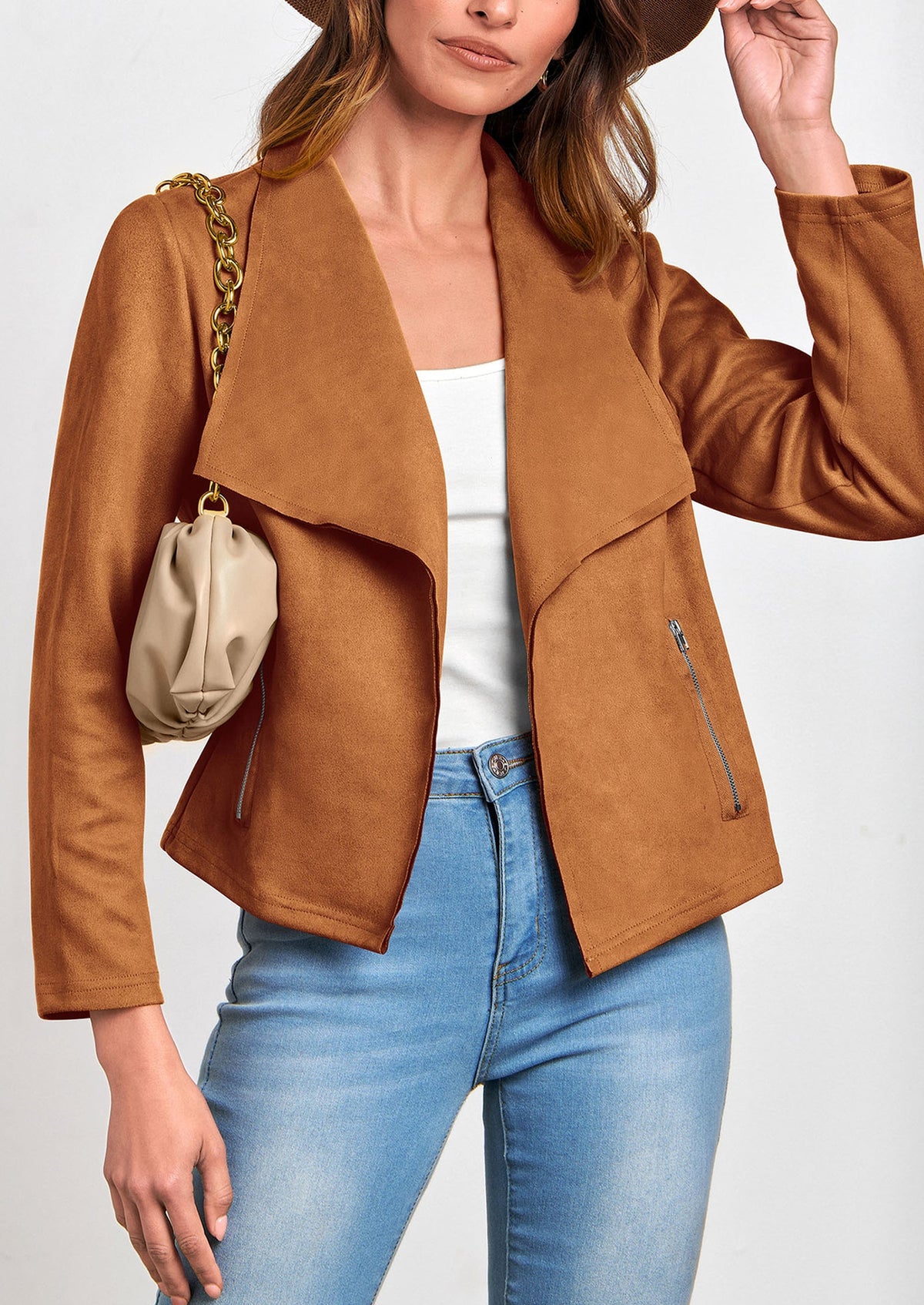 Chaqueta corta de sintético