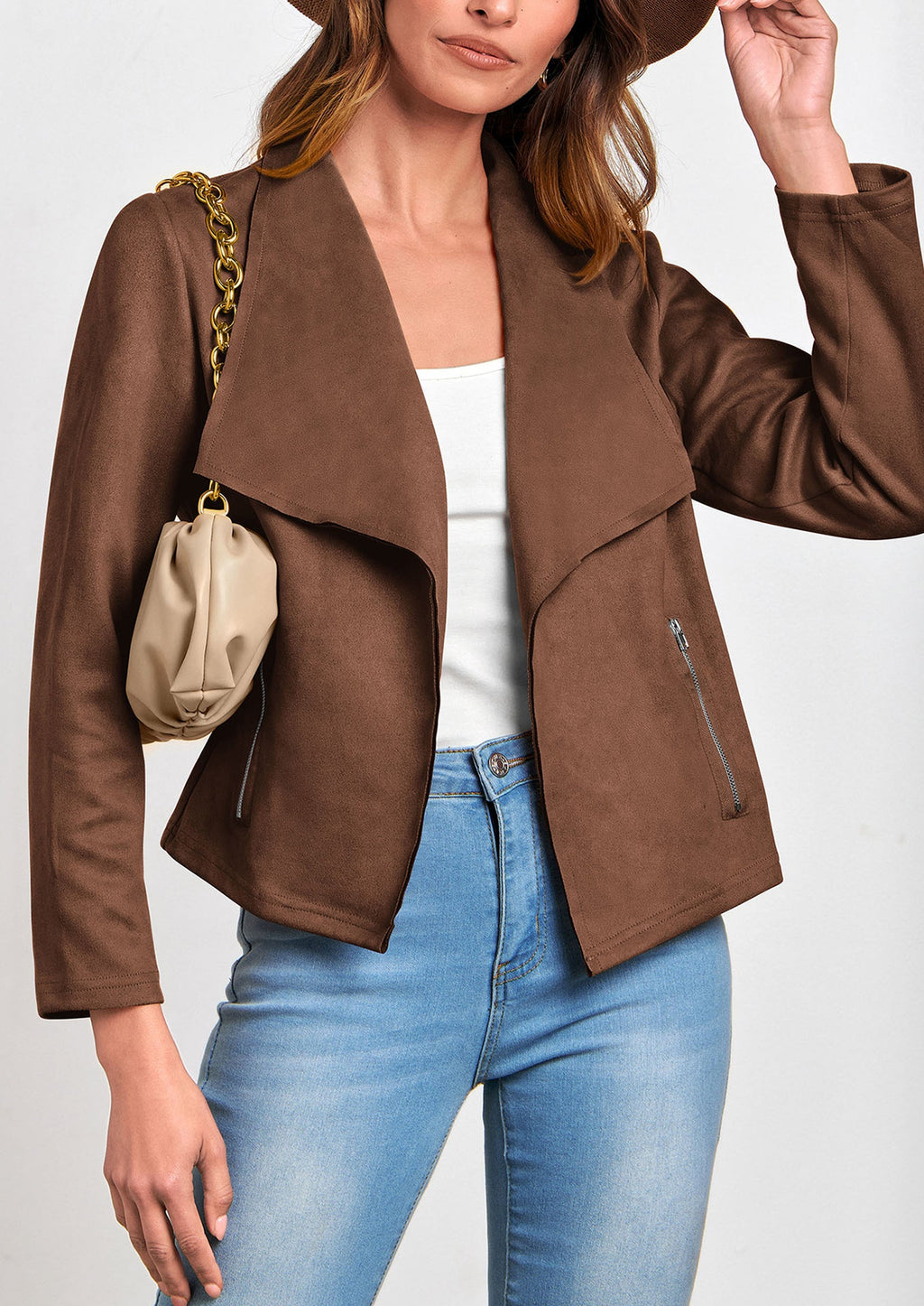 Chaqueta corta de sintético
