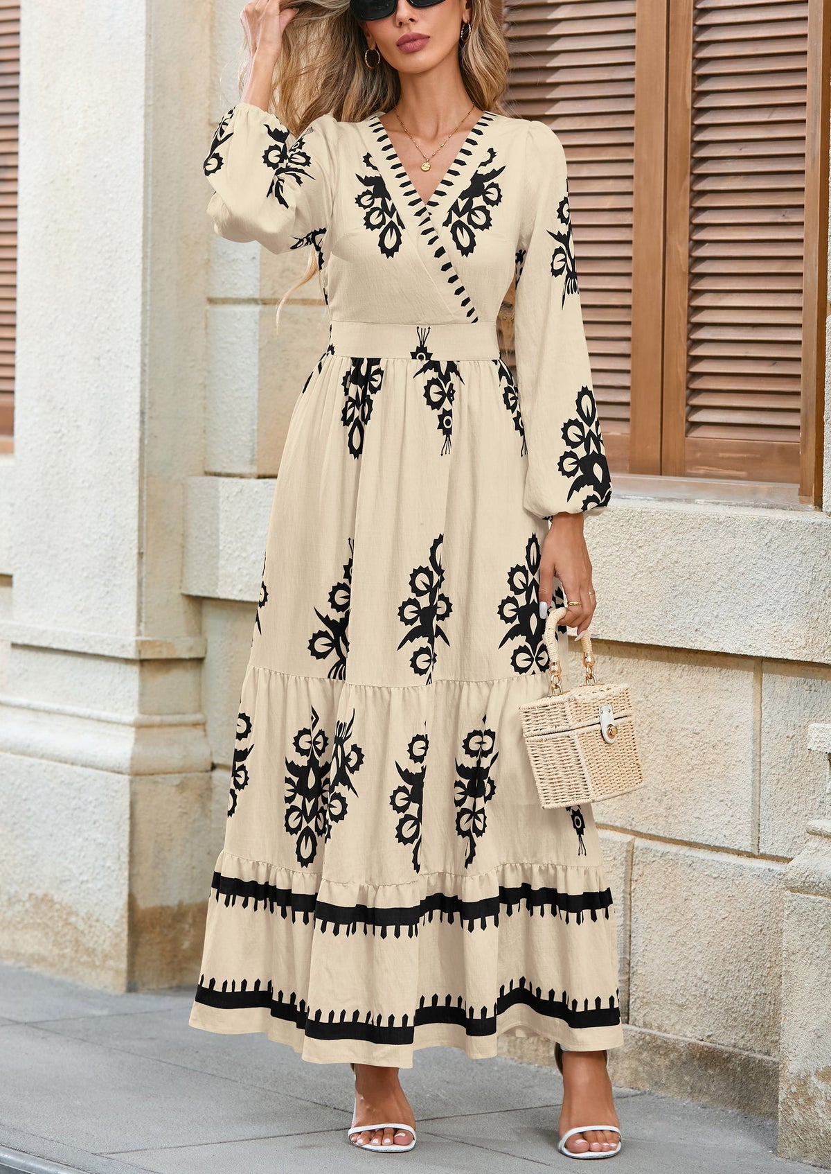 Vestido largo floral