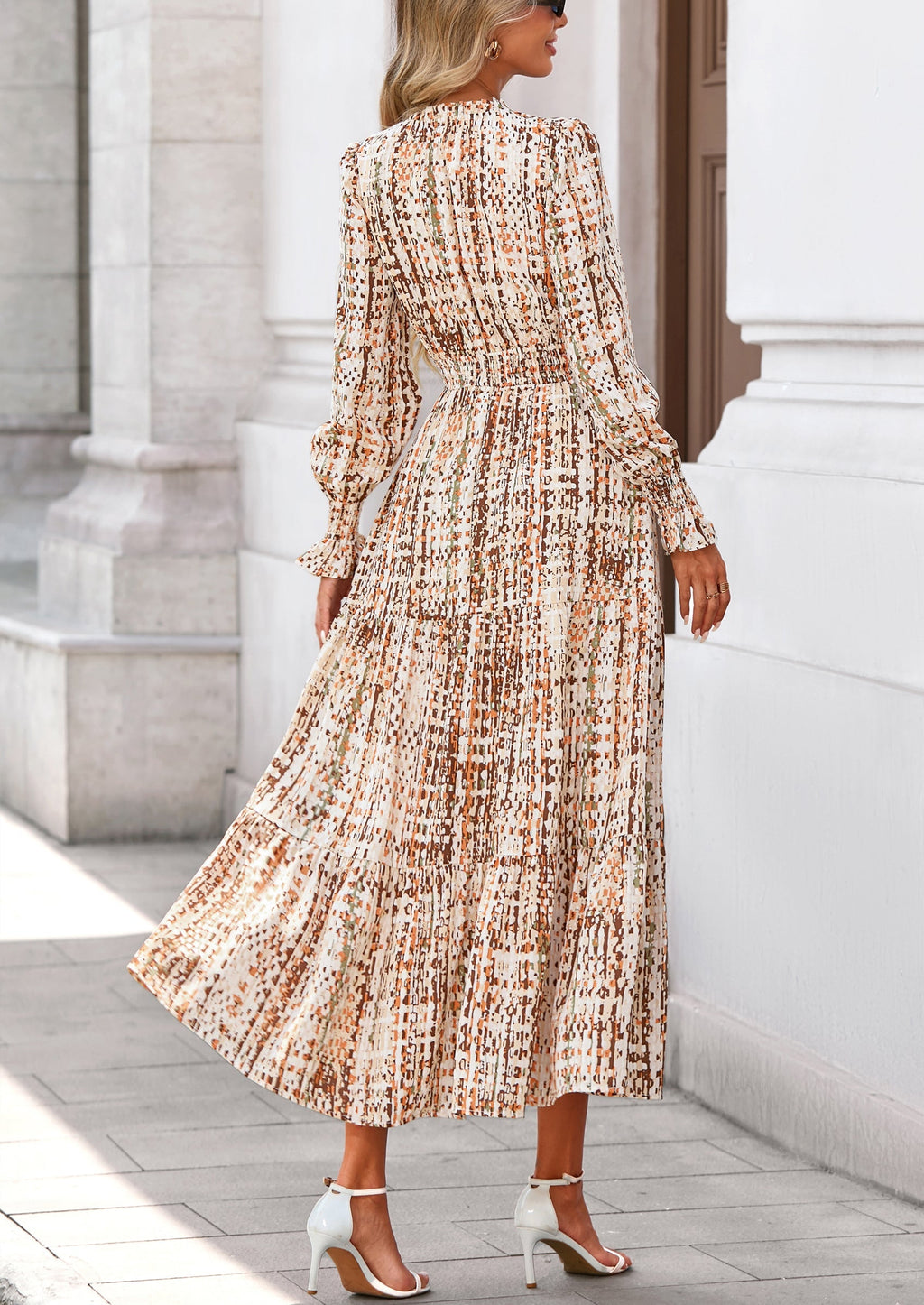 Vestido maxi floral