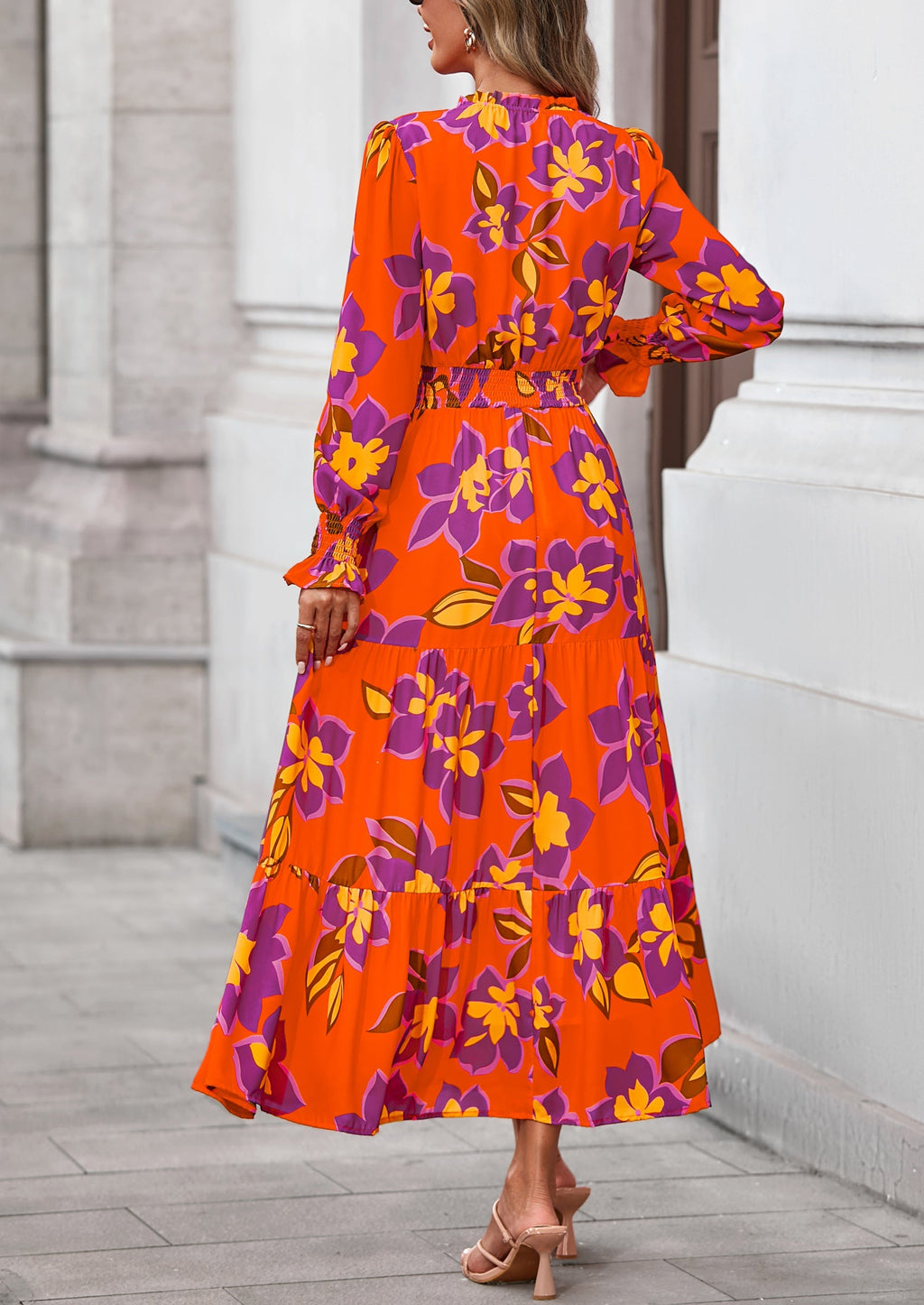 Vestido maxi floral