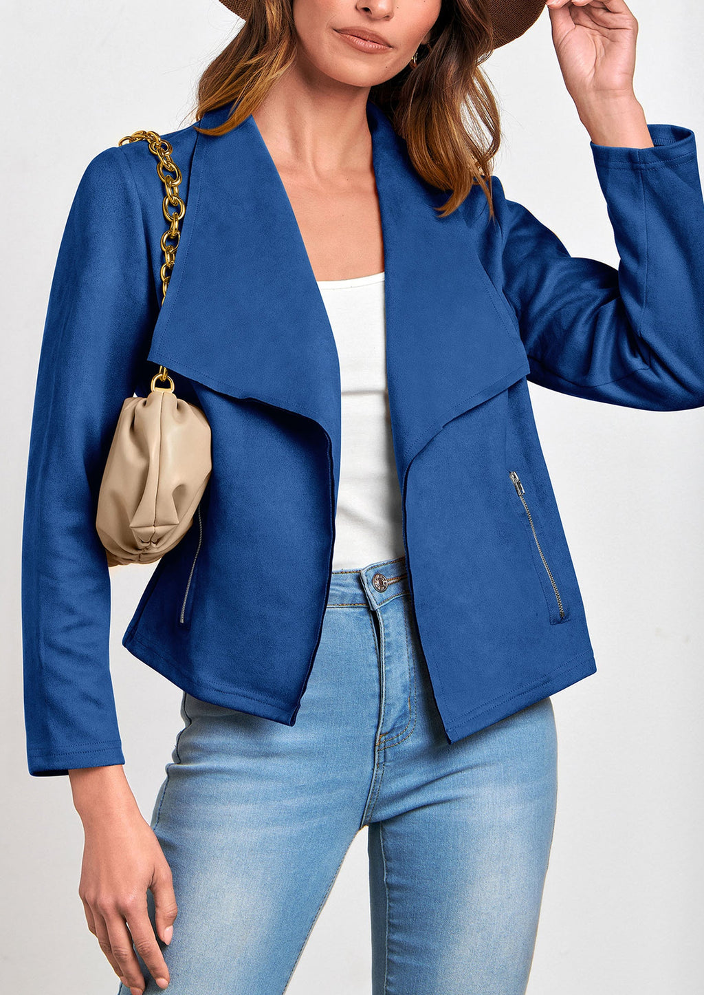 Chaqueta corta de sintético