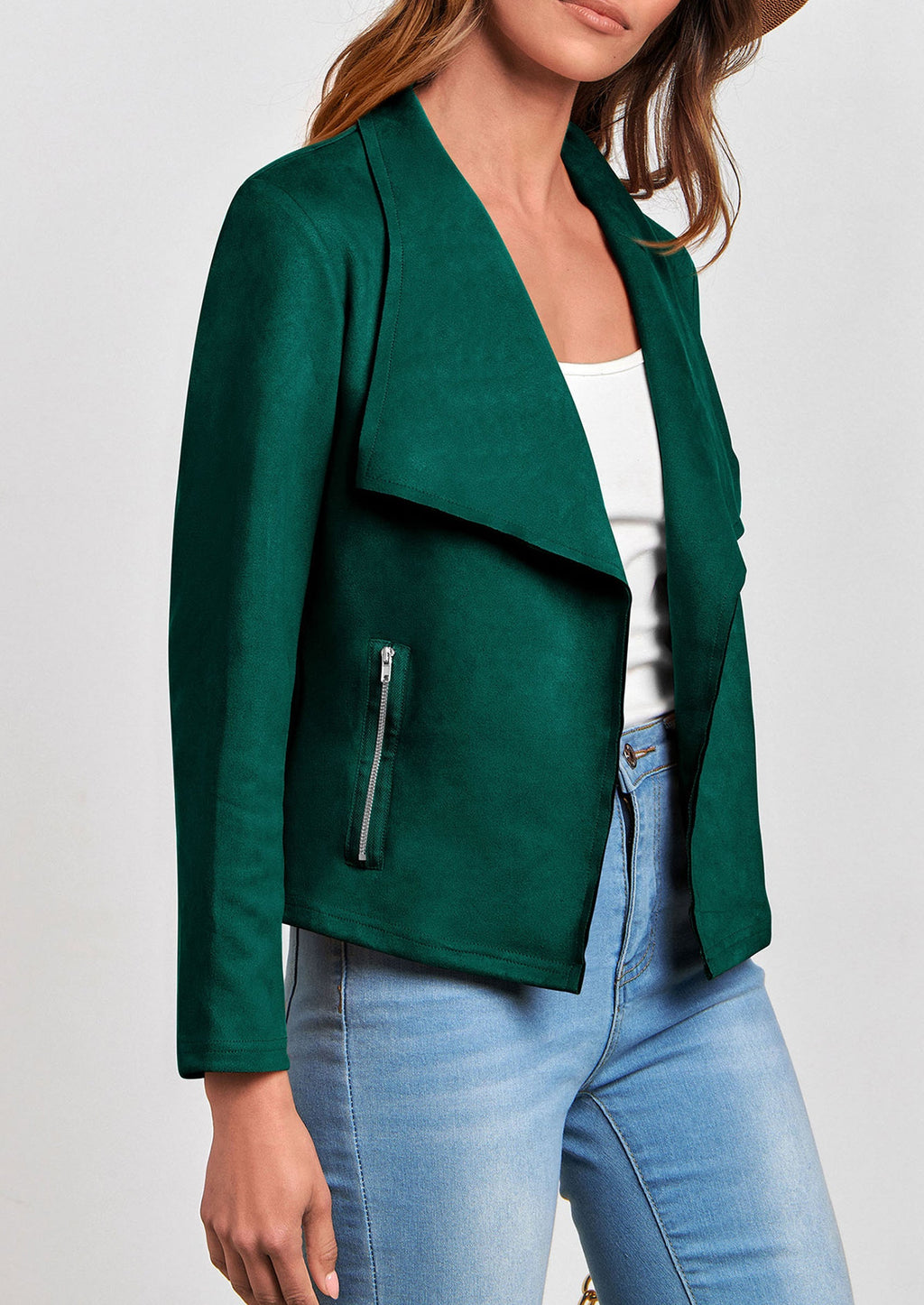 Chaqueta corta de sintético