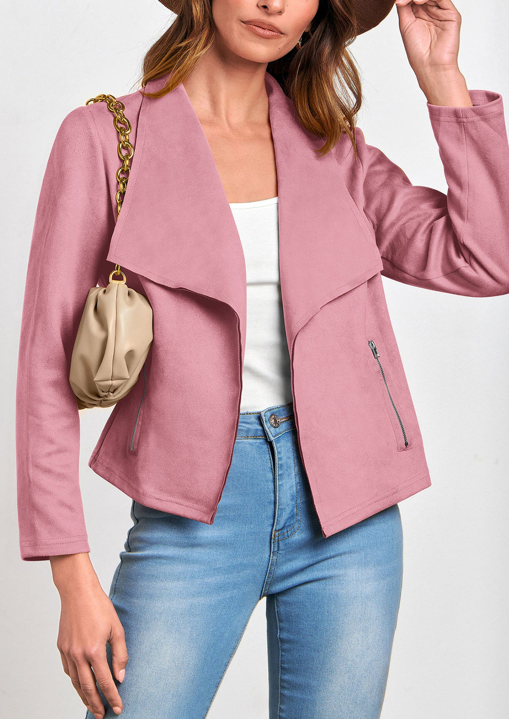 Chaqueta corta de sintético