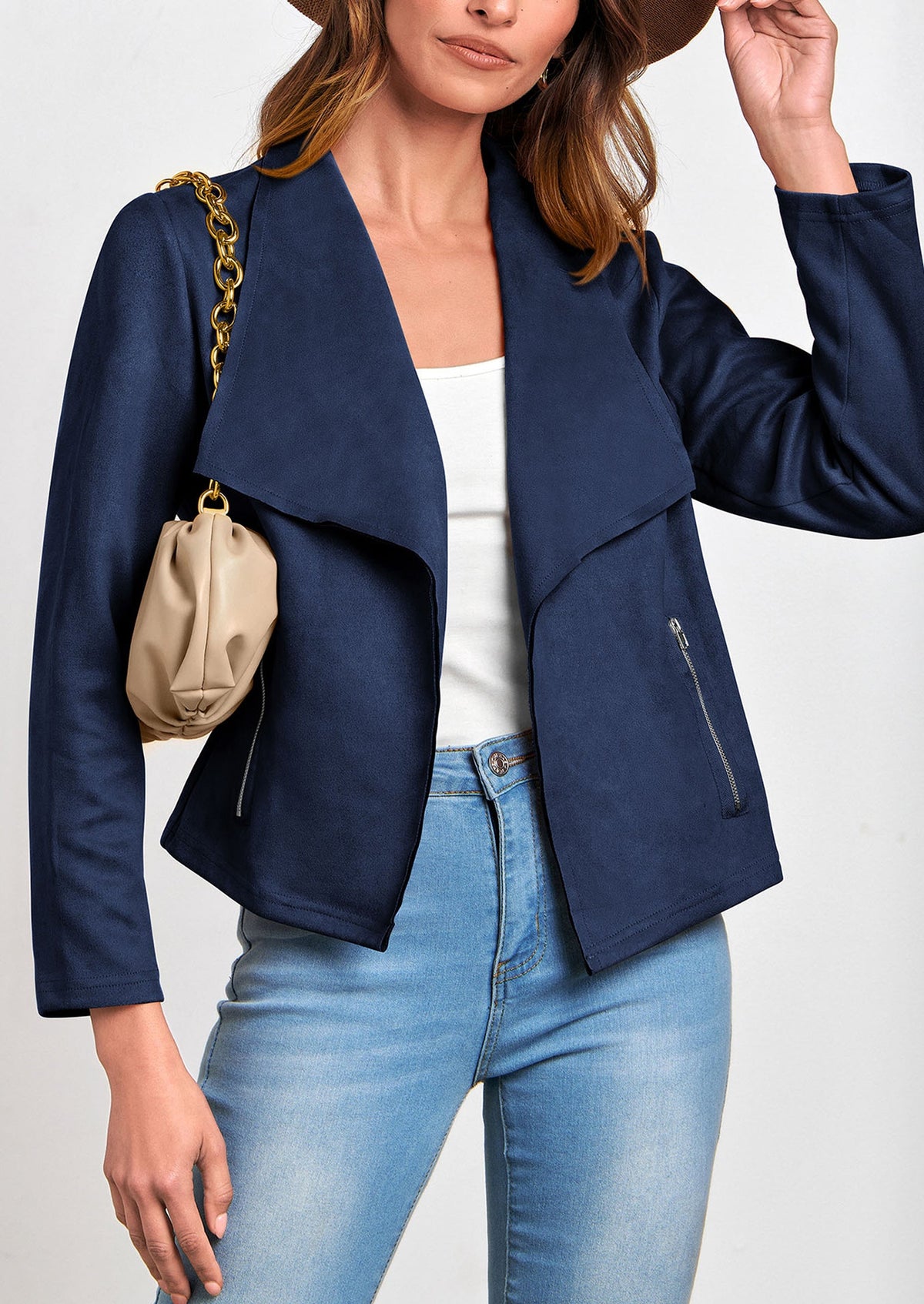 Chaqueta corta de sintético