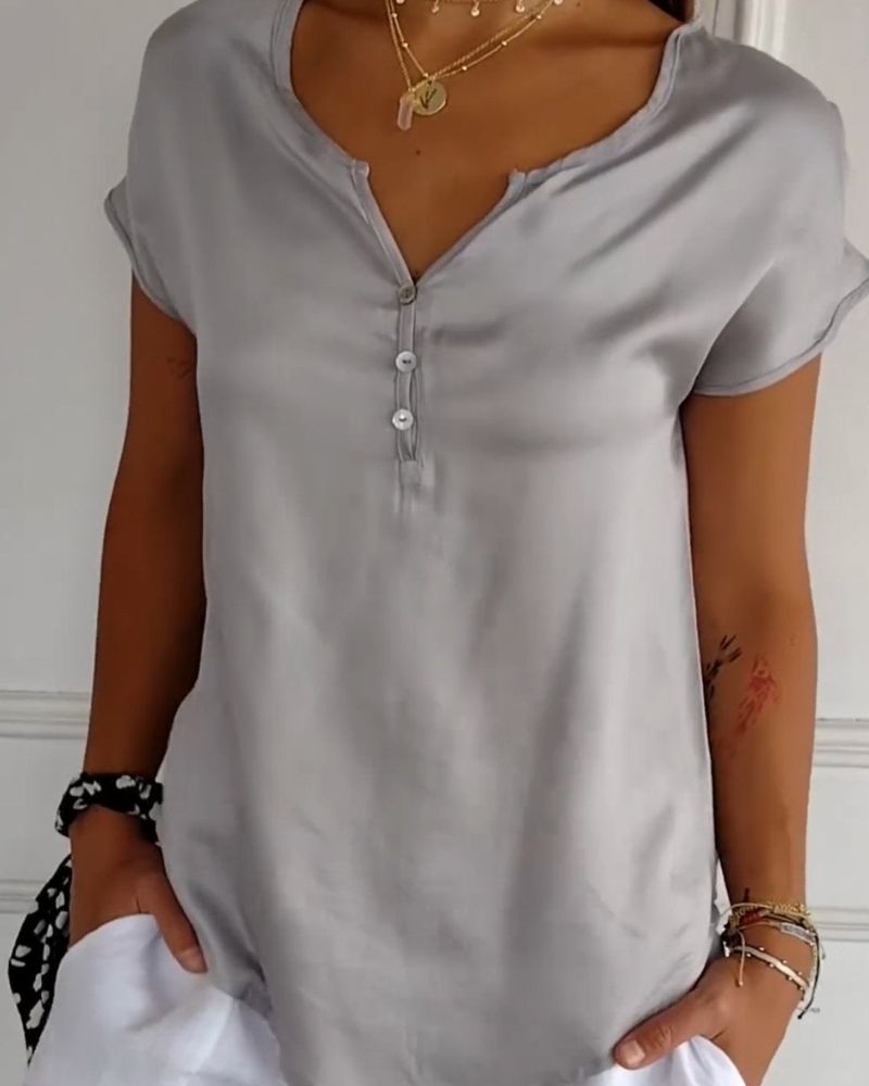 Camiseta de Verano para Mujer, Tejido Ligero