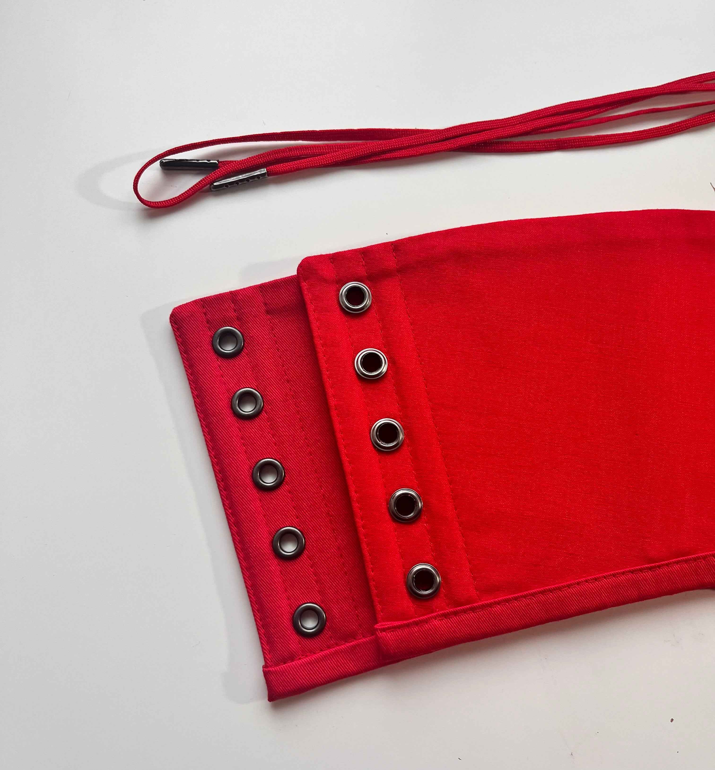 Cinturón corsé rojo