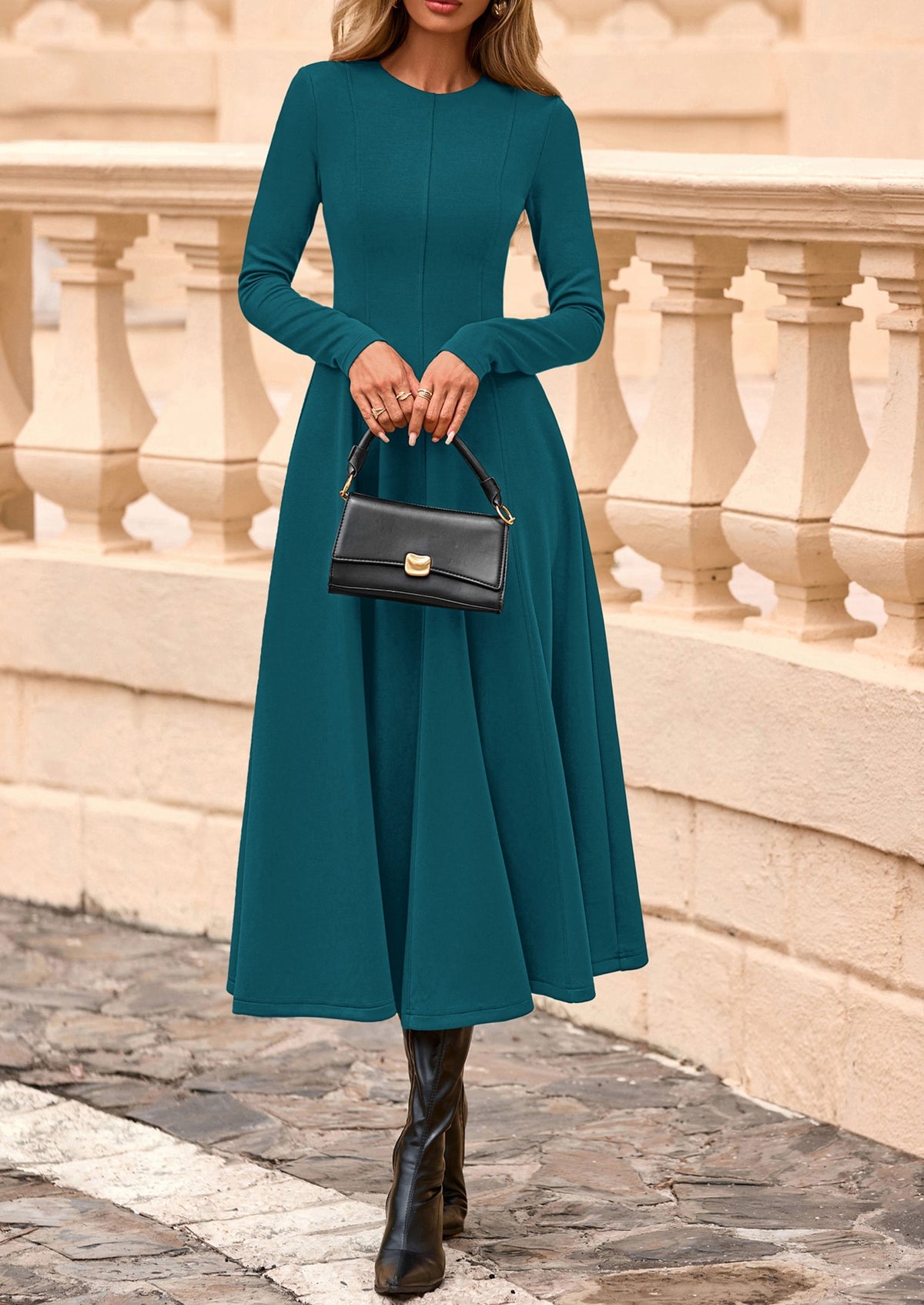 Vestido midi elegante
