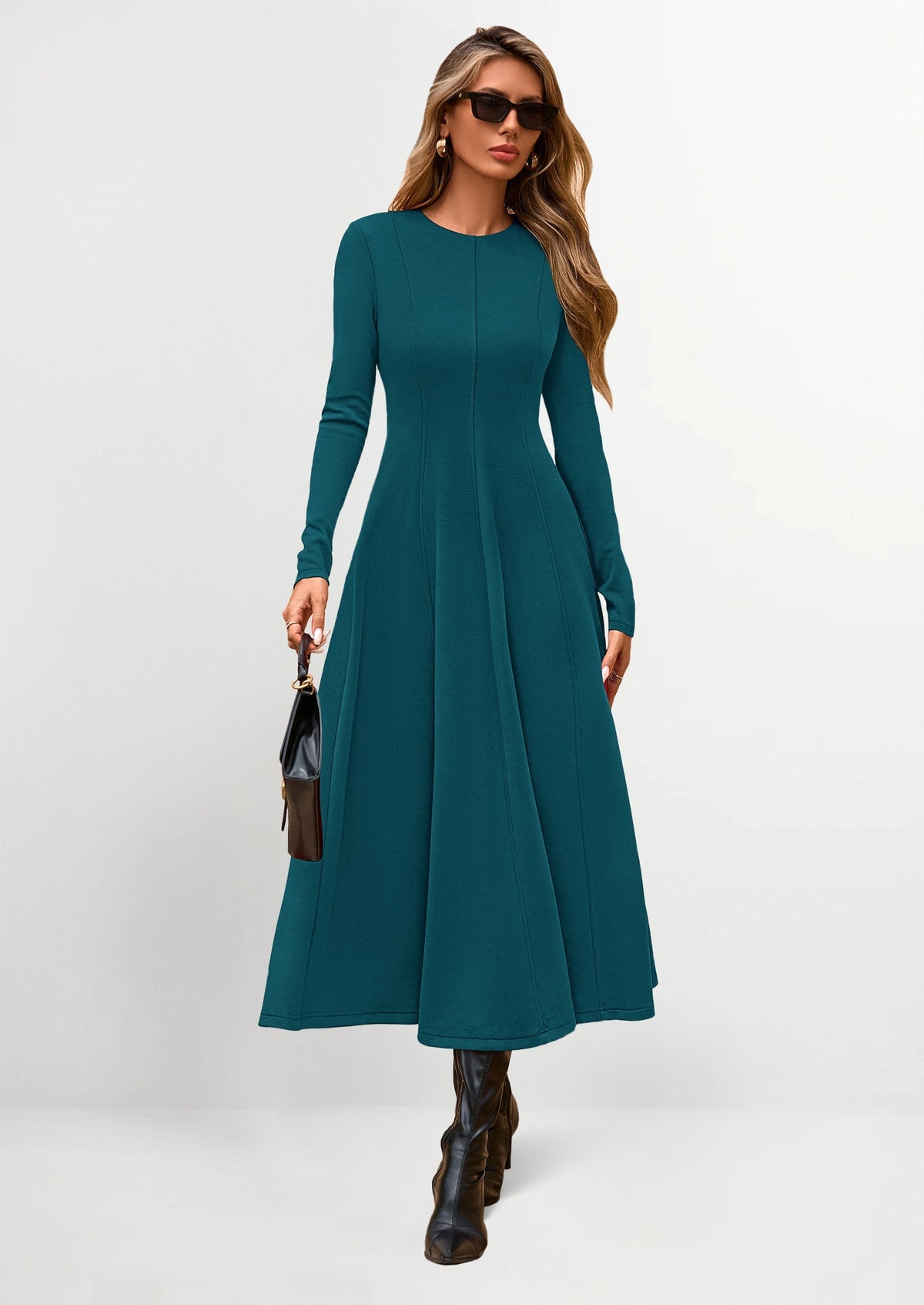 Vestido midi elegante