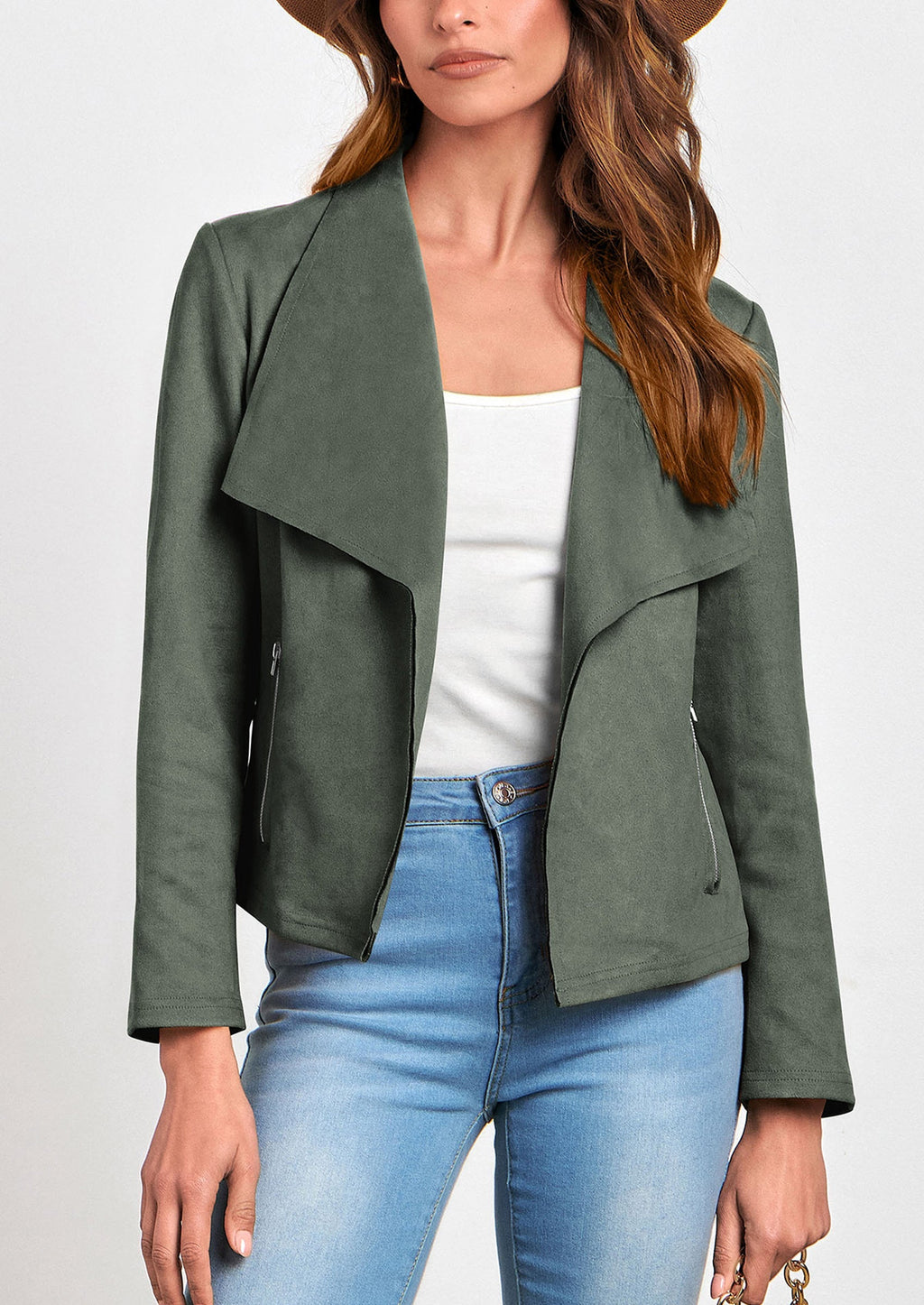 Chaqueta corta de sintético