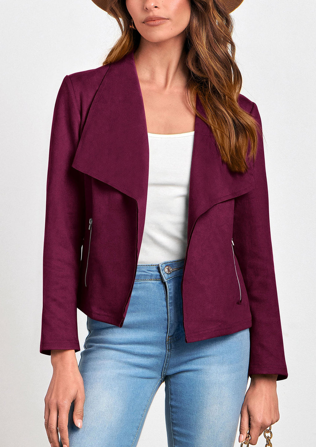 Chaqueta corta de sintético