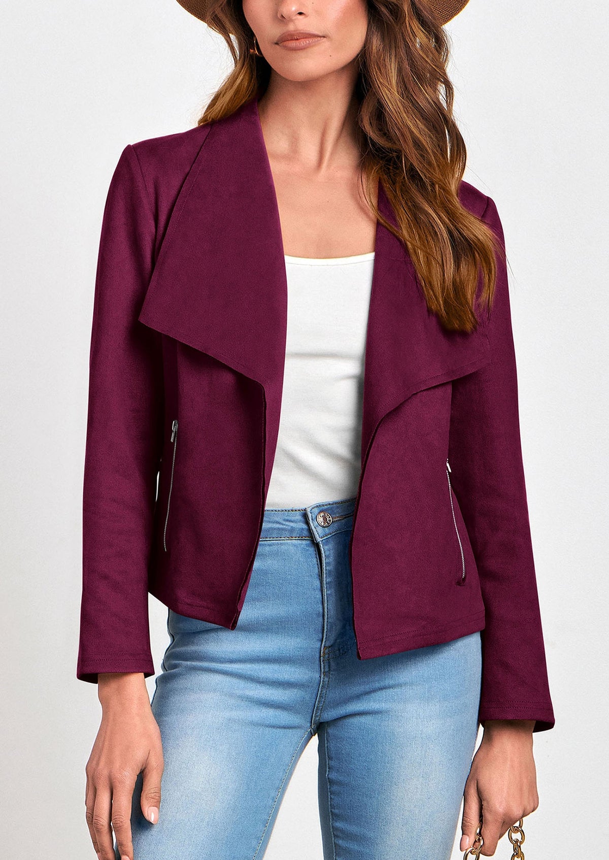 Chaqueta corta de sintético