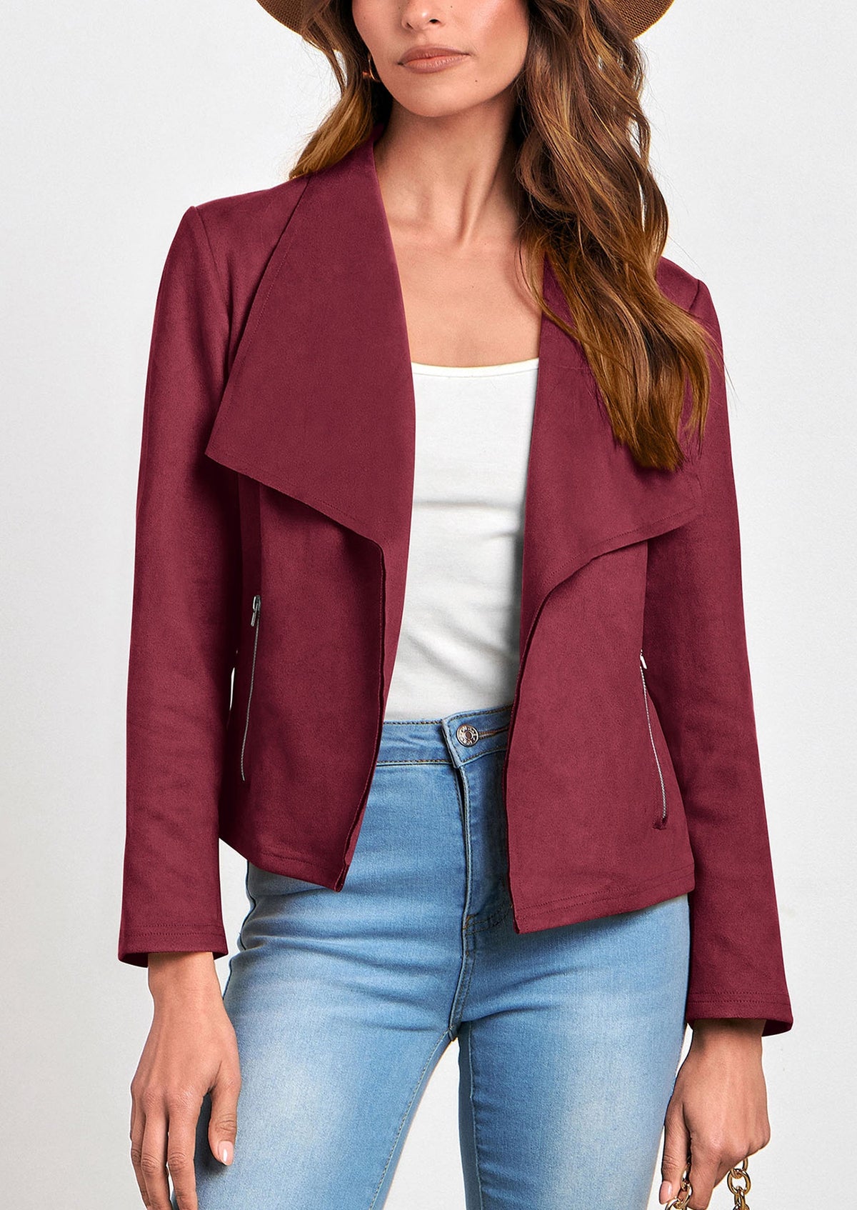Chaqueta corta de sintético