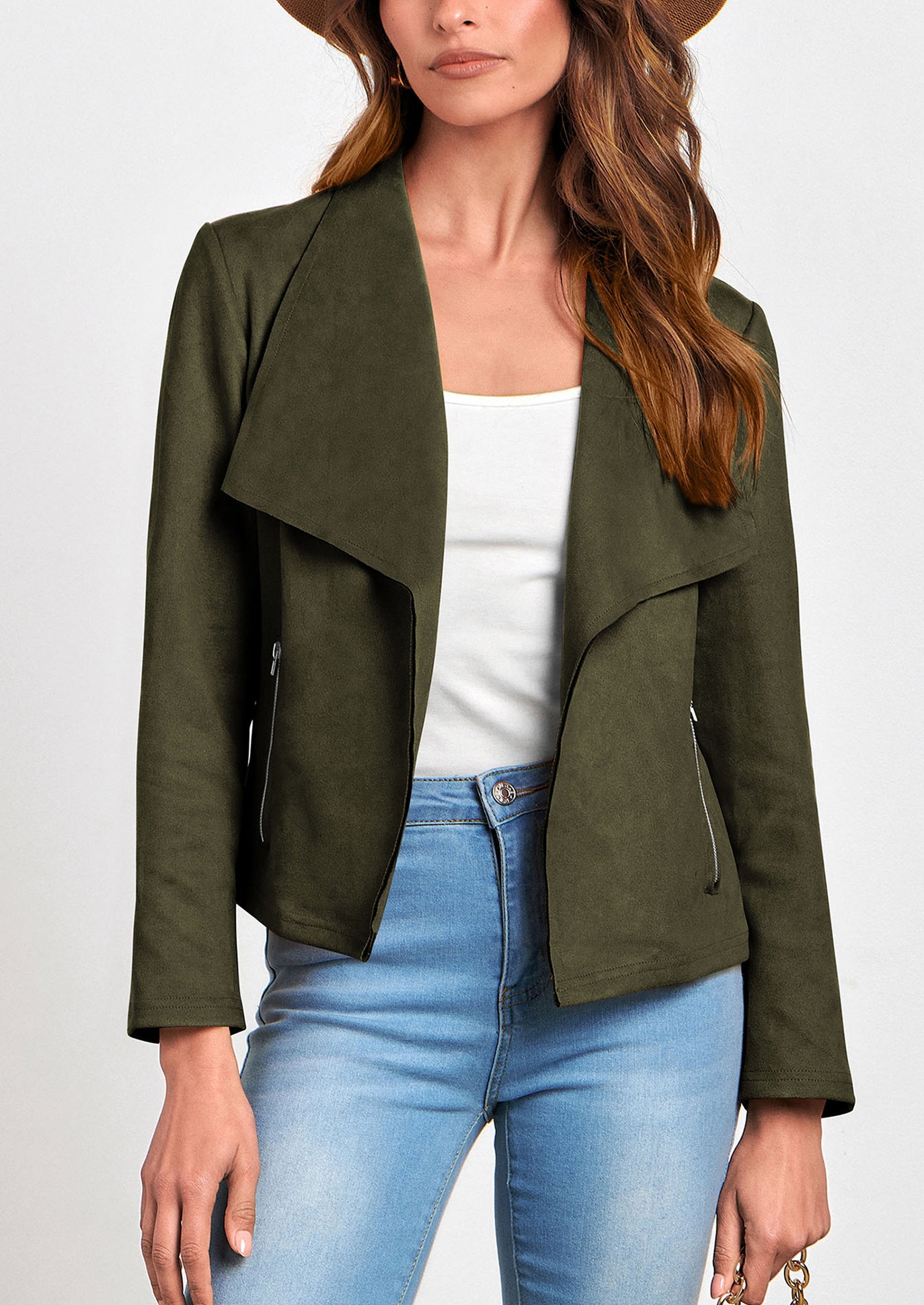 Chaqueta corta sintética