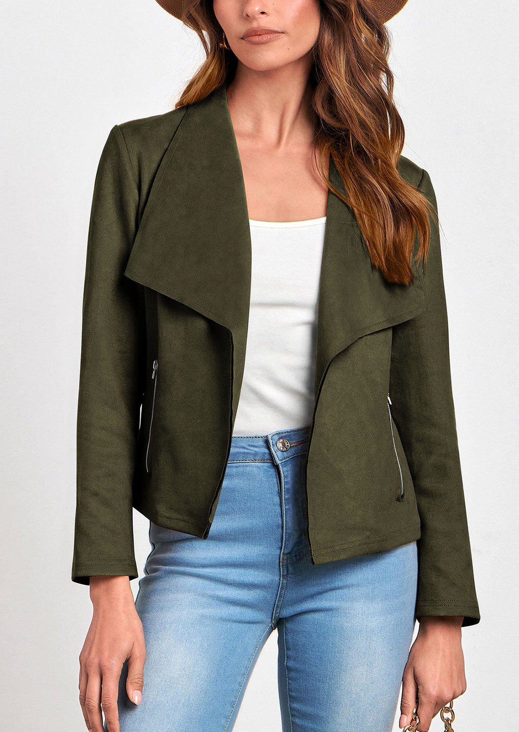 Chaqueta corta de sintético