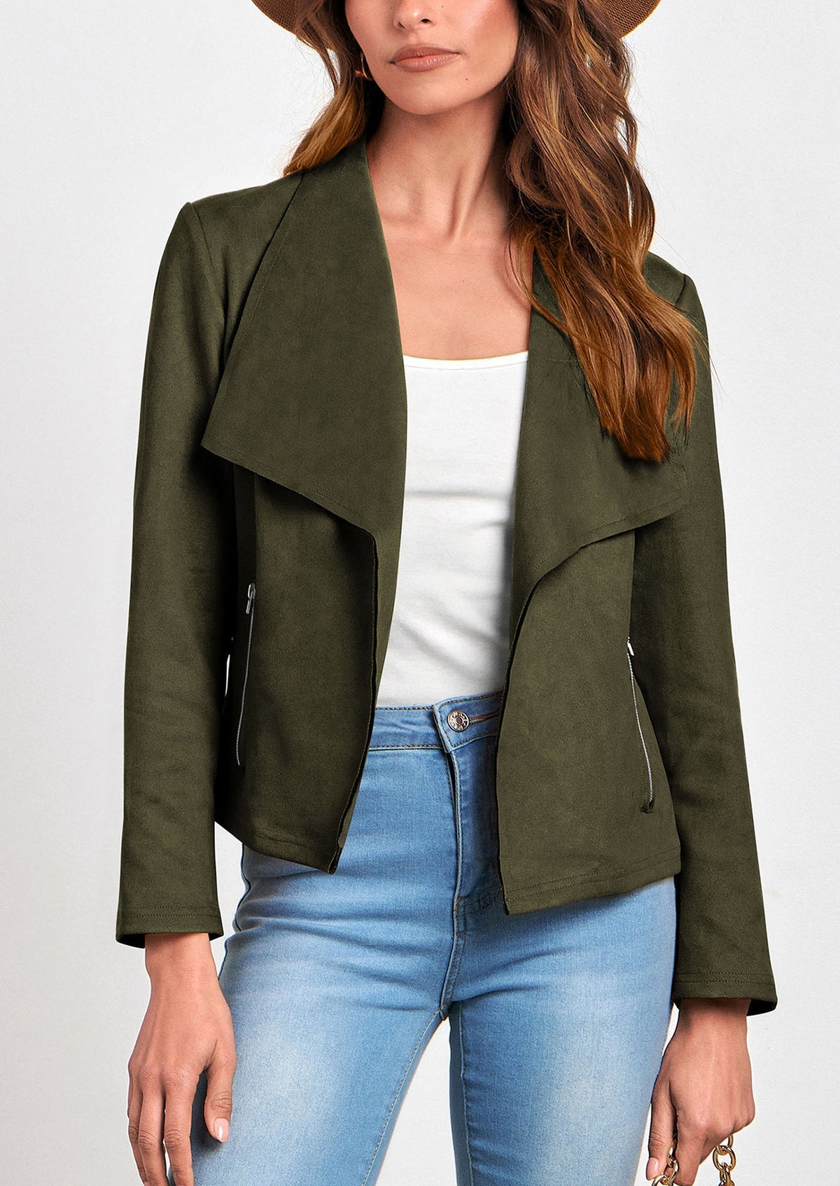 Chaqueta corta de sintético