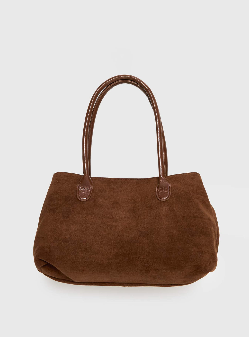 Bolso de hombro marrón