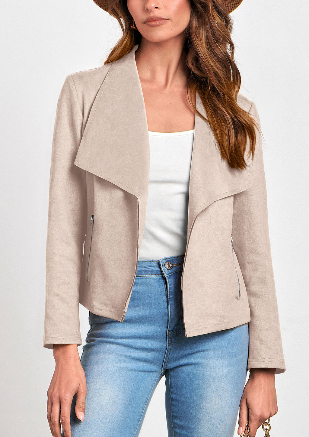 Chaqueta corta de sintético