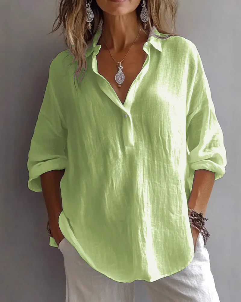 Blusa holgada cuello V