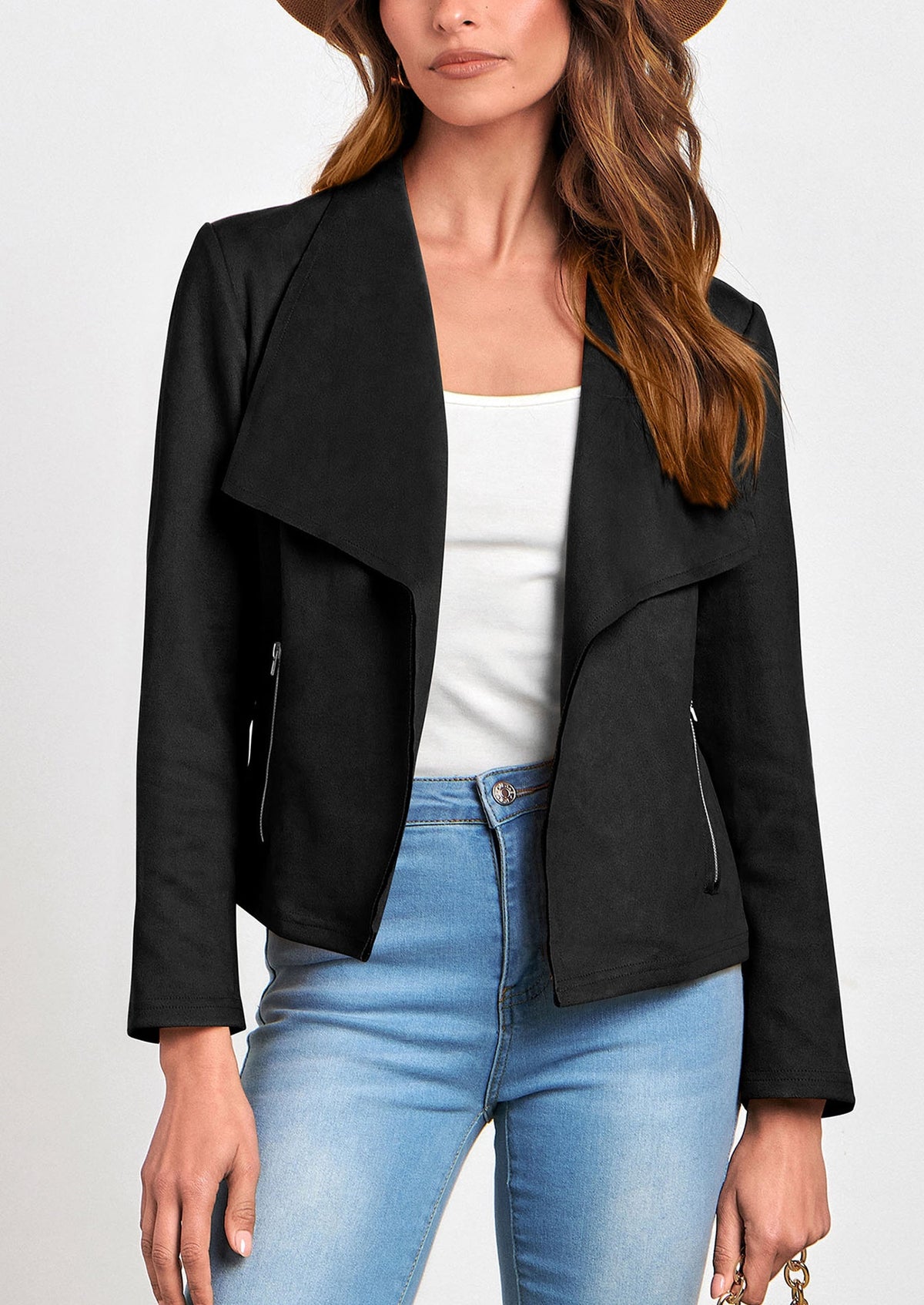 Chaqueta corta de sintético