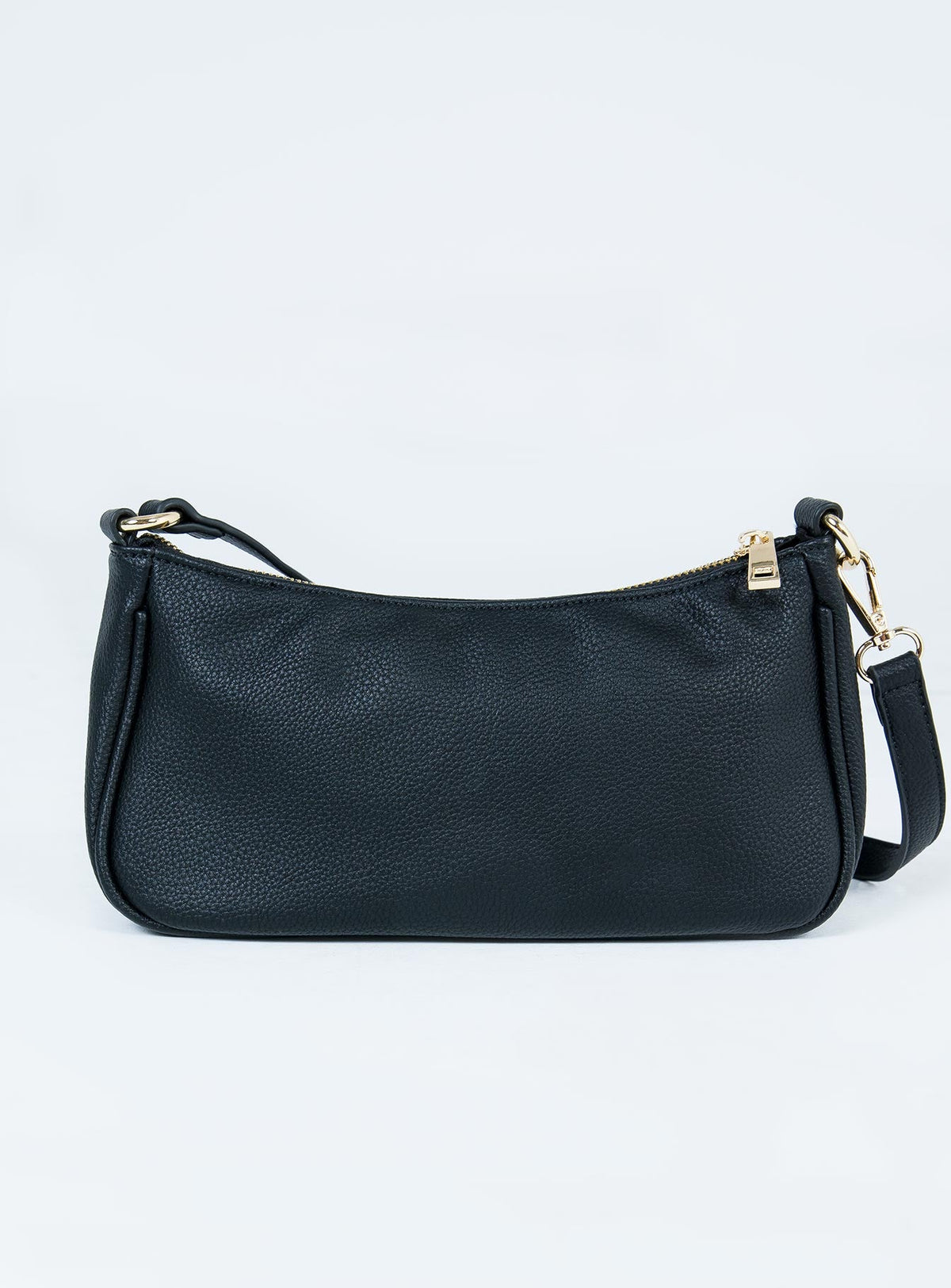 Bolso de cuero negro