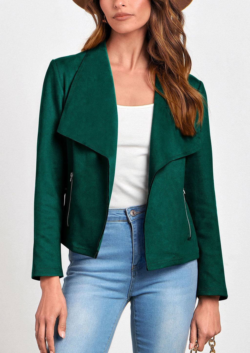 Chaqueta corta de sintético