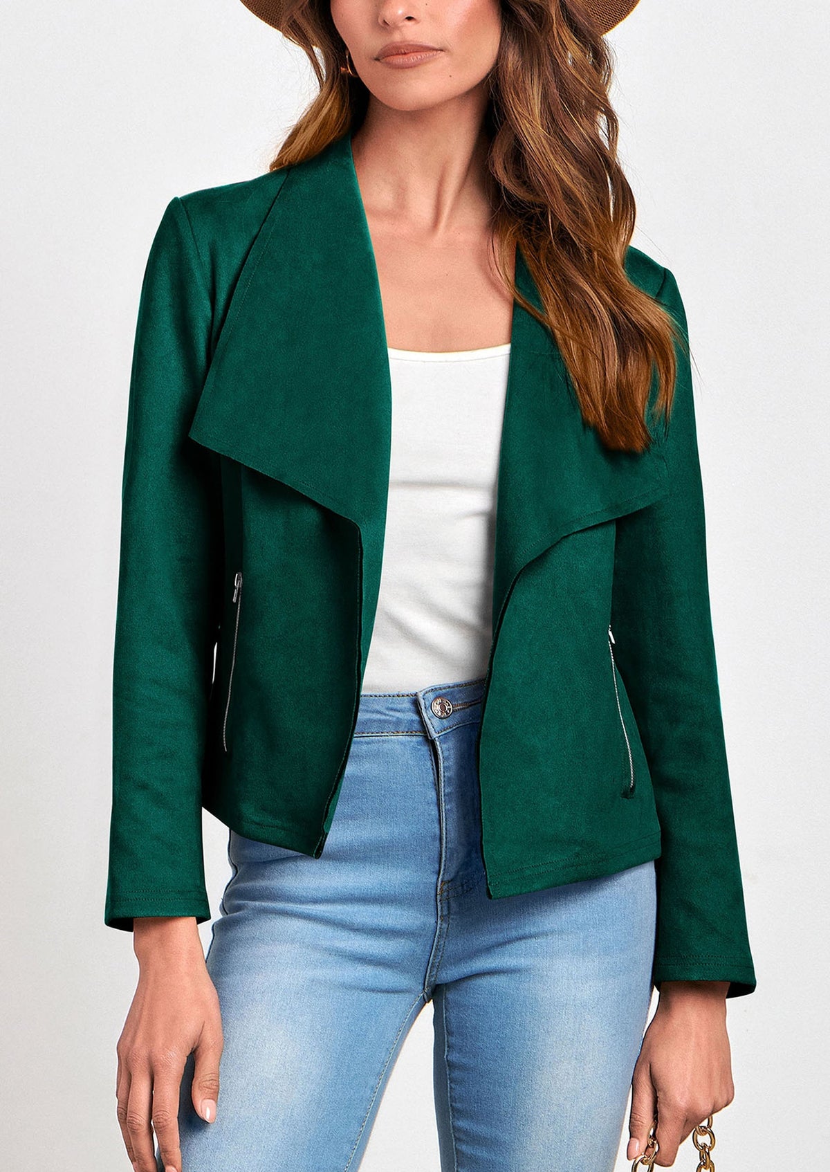 Chaqueta corta de sintético