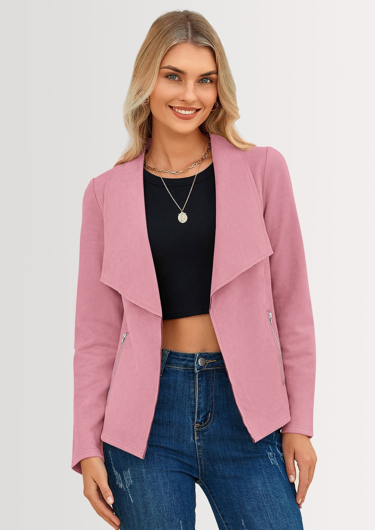 Chaqueta corta de sintético