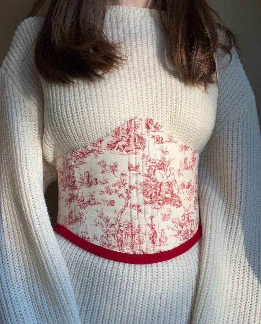 Cinturón corsé para cintura bajo el busto – Talla XS–S