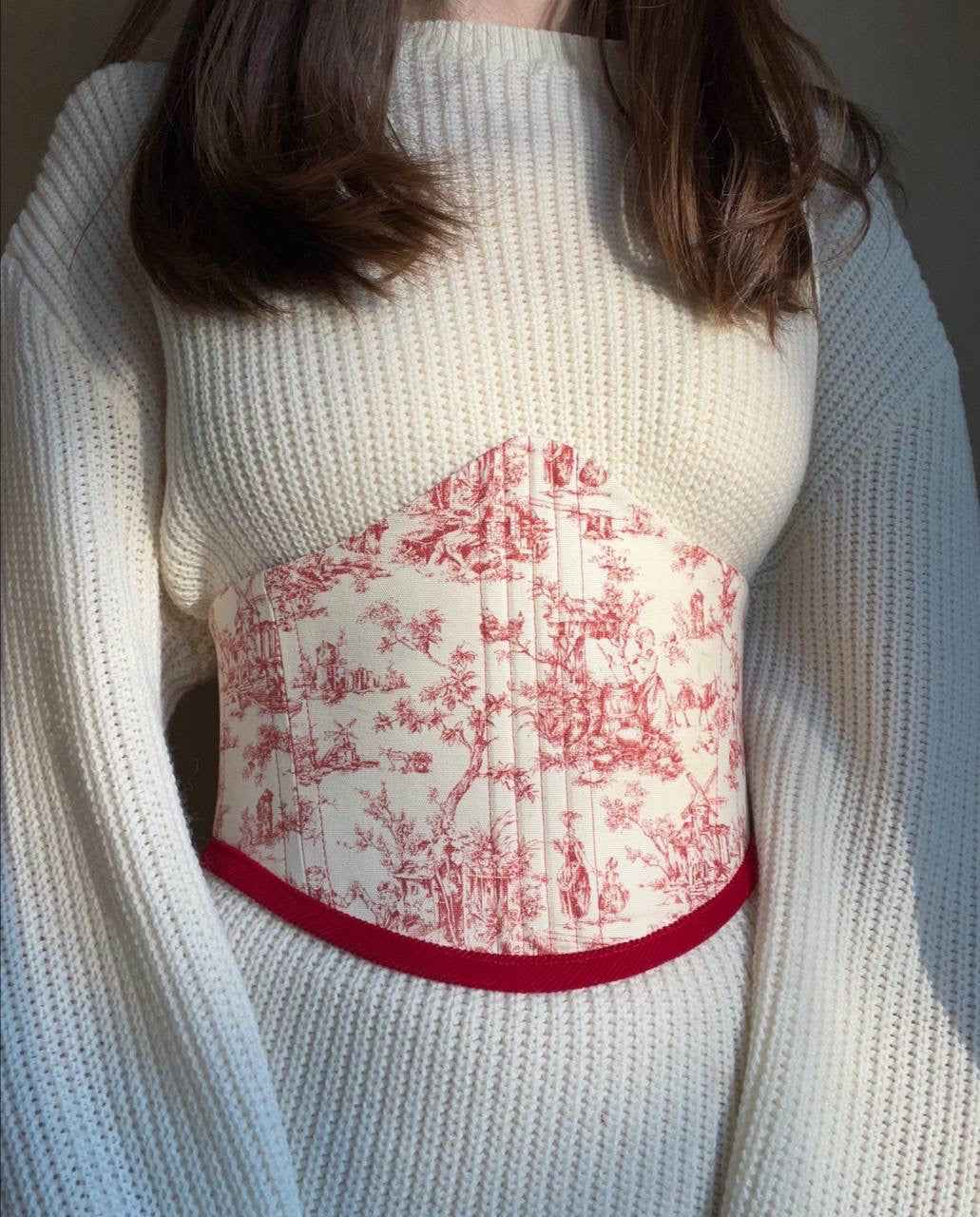 Cinturón corsé para cintura bajo el busto – Talla XS–S