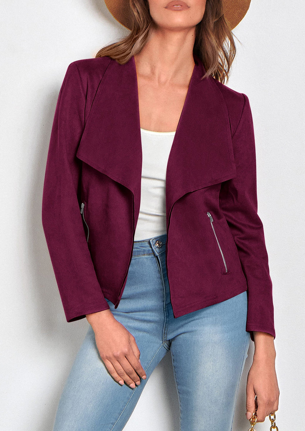 Chaqueta corta de sintético