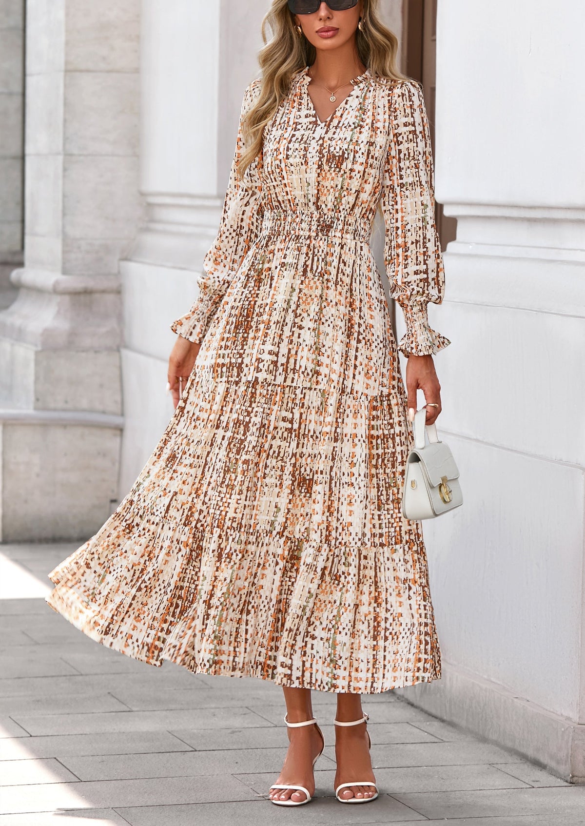 Vestido maxi floral